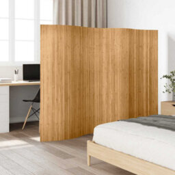 Walplus Room Divider Bamboo Natural Width 250 Cm Height 165 Cm - thumbnail 1