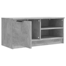 Berkfield Tv Cabinets 2 Pcs Concrete Grey 80X35X36.5 Cm Engineered Wood - thumbnail 7