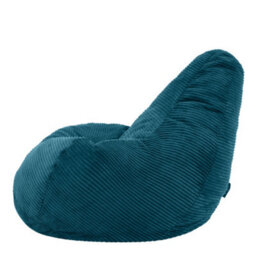icon Gaming Bean Bag Recliner Jumbo Cord Teal - thumbnail 5