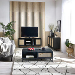 Oakham Premium Portree Tall Bookcase In Black - thumbnail 6