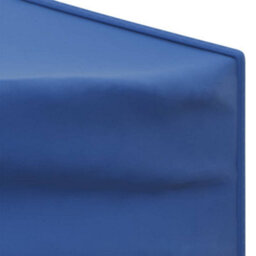 Walplus Folding Party Tent Garden Gazebo Canopy With Sidewalls Blue 3X3 M - thumbnail 5
