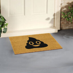 Artsy Doormats Poo Emoji Doormat - Regular 60X40Cm - thumbnail 1