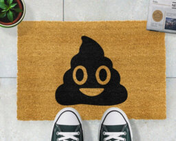 Artsy Doormats Poo Emoji Doormat - Regular 60X40Cm - thumbnail 4