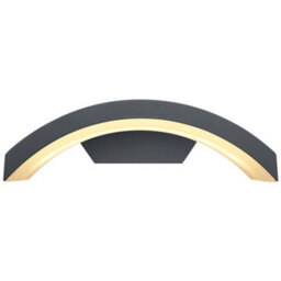 Long Life Lamps Company Modern Curved 7W Led Outdoor Wall Light Warm White Zlc338Ww - thumbnail 4