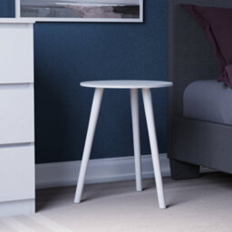 Lassic Vida Designs Round Side Table, White - thumbnail 7