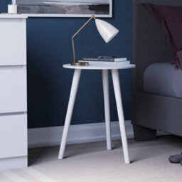 Lassic Vida Designs Round Side Table, White - thumbnail 5