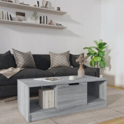 Berkfield Coffee Table Grey Sonoma 102X50X36 Cm Engineered Wood - thumbnail 1