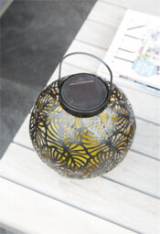 Luxform Solar Samba Table Led Lantern Black/copper - thumbnail 3