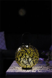 Luxform Solar Samba Table Led Lantern Black/copper - thumbnail 2
