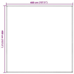Walplus Oudoor Durable Tent Carpet 400X400 Cm Black Hdpe - thumbnail 8