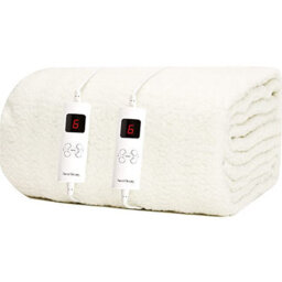 Sweet Dreams Luxury Fleece Electric Blanket Superking Size, Machine Washable Underblanket, Digital Control, Overheat Protection - thumbnail 2