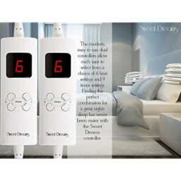Sweet Dreams Luxury Fleece Electric Blanket Superking Size, Machine Washable Underblanket, Digital Control, Overheat Protection - thumbnail 3
