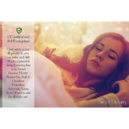 Sweet Dreams Luxury Fleece Electric Blanket Superking Size, Machine Washable Underblanket, Digital Control, Overheat Protection - thumbnail 4