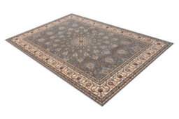 RugsX Carpet Wool Nain Rosette, Frame, 1180/51034 Blue / Beige  80X150 Cm - thumbnail 3