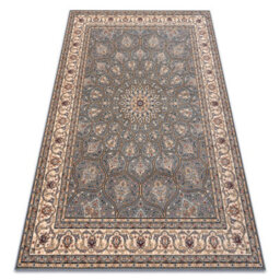 RugsX Carpet Wool Nain Rosette, Frame, 1180/51034 Blue / Beige  80X150 Cm - thumbnail 4