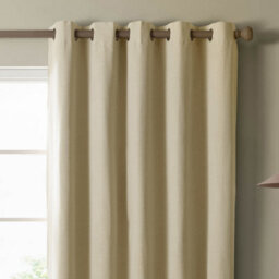 furn. Furn The Ultimate Blackout Eyelet Curtain Pair, Custard Cream, (W) 117Cm X (D) 137Cm - thumbnail 4