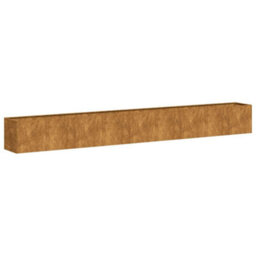 Berkfield Planter Rusty 360X40X40 Cm Weathering Steel - thumbnail 2