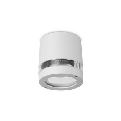 Luminosa Lighting Luminosa Selene Bathroom Flush Ceiling Surface Mounted Light Grey Ip54