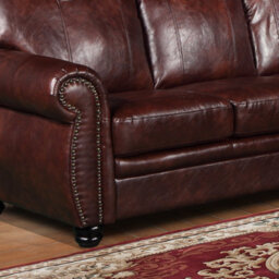 SC FURNITURE LIMITED Brown Leather 3 Seater Sofa  Highbury - thumbnail 2