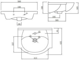 Affine Bathroom Suite Quadrant Shower Enclosure Vanity Unit Basin Sink Toilet Wc 900mm - thumbnail 8