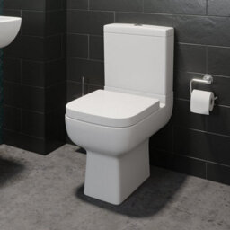 Affine Bathroom Suite Quadrant Shower Enclosure Vanity Unit Basin Sink Toilet Wc 900mm - thumbnail 4