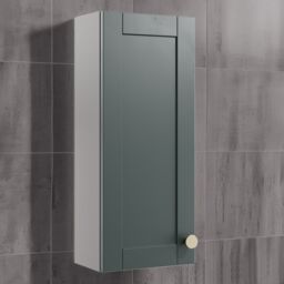 Ashford Matt Kombu Green Bathroom Single Wall Cabinet (H)72Cm (W)29.5Cm - thumbnail 2