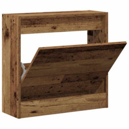 Walplus Shoe Cabinet With Door Old Wood 60 X 21 X 57 Cm Engineered Wood - thumbnail 5