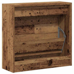 Walplus Shoe Cabinet With Door Old Wood 60 X 21 X 57 Cm Engineered Wood - thumbnail 6