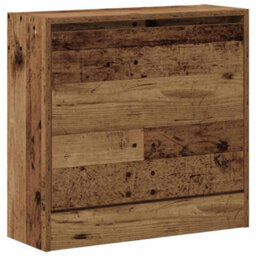 Walplus Shoe Cabinet With Door Old Wood 60 X 21 X 57 Cm Engineered Wood - thumbnail 2