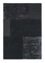 Charcoal Viscose , Wool Easy To Clean Geometric Handmade , Luxurious , Modern , Wool Rug For Living Room, Bedroom - 200Cm X 290Cm - thumbnail 6