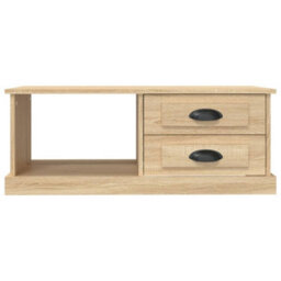 Berkfield Durable Coffee Table Sonoma Oak 90X50X35 Cm Engineered Wood - thumbnail 6