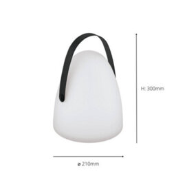 Eglo Collirasdos White Led Outdoor Table Lamp - thumbnail 3