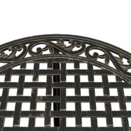 Berkfield 5 Piece Garden Dining Set Bronze Cast Aluminium - thumbnail 6