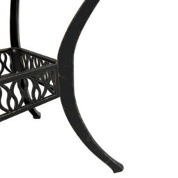 Berkfield 5 Piece Garden Dining Set Bronze Cast Aluminium - thumbnail 5