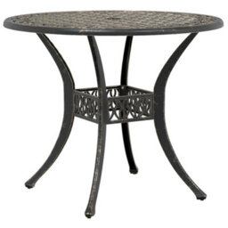 Berkfield 5 Piece Garden Dining Set Bronze Cast Aluminium - thumbnail 3