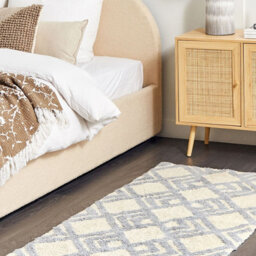 Wyld And Coco Aurora Home Beige Cotton Area Rug 80 X 150 Cm Hand-Tufted - thumbnail 2