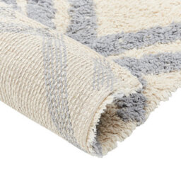 Wyld And Coco Aurora Home Beige Cotton Area Rug 80 X 150 Cm Hand-Tufted - thumbnail 5