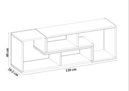 Decorotika Cubicco Tv Stand Tv Unit For Tvs Up To 55 Inch - thumbnail 4