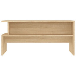 Berkfield Coffee Table Sonoma Oak 90X55X42.5 Cm Engineered Wood - thumbnail 4