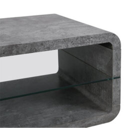 Furniture in Fashion Xono Wooden Coffee Table With Shelf In Concrete Effect - thumbnail 7