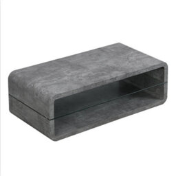 Furniture in Fashion Xono Wooden Coffee Table With Shelf In Concrete Effect - thumbnail 3