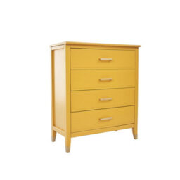 Palazzi 4 Drawer Chest Of Drawers Mustard - thumbnail 2