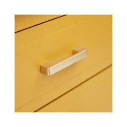 Palazzi 4 Drawer Chest Of Drawers Mustard - thumbnail 6