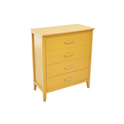 Palazzi 4 Drawer Chest Of Drawers Mustard - thumbnail 4