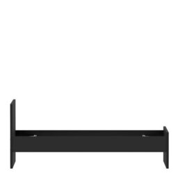 Furniture To Go Naia Single Bed 3Ft (90 X 190) In Black Matt (W) 96 X  (H) 80 X (D) 196.6Cm - thumbnail 8