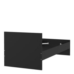 Furniture To Go Naia Single Bed 3Ft (90 X 190) In Black Matt (W) 96 X  (H) 80 X (D) 196.6Cm - thumbnail 7