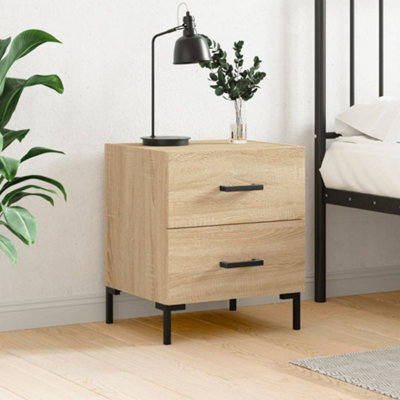 Berkfield Bedside Cabinet Sonoma Oak 40X35X47.5 Cm Engineered Wood - image 1