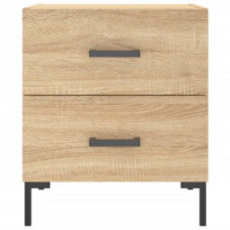 Berkfield Bedside Cabinet Sonoma Oak 40X35X47.5 Cm Engineered Wood - thumbnail 6