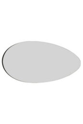 "Mirroroutlet Tear Drop Frameless Glass Wall Mirror 47"" X 18"" (120Cm X 45Cm)" - thumbnail 3