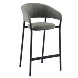 GoodHome Lucala Green Metal Armchair - thumbnail 5
